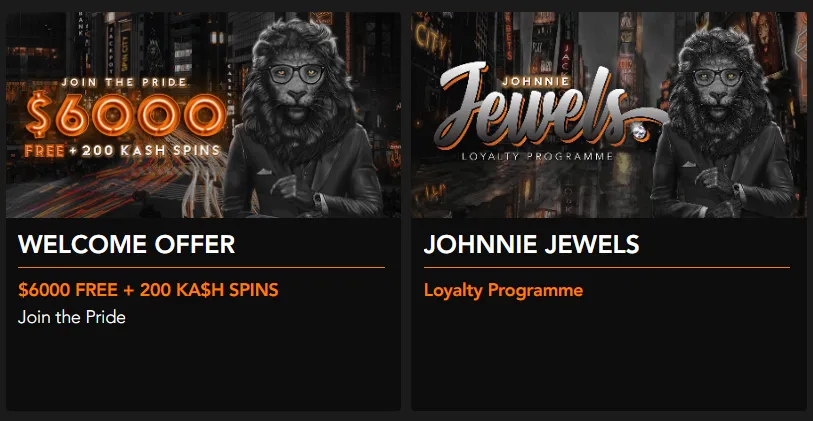 King Johnnie Casino Promotions